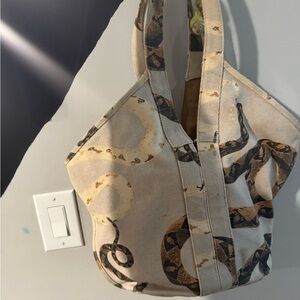 Vince comuto bag Stylish Snake Print Tote Bag